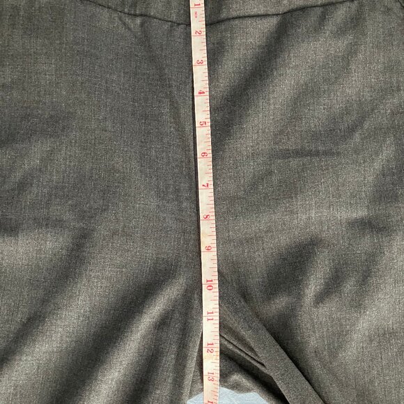 Women Gray Straight Trouser Dress Pant 89th & Madison Large NWOT - Picture 6 of 7